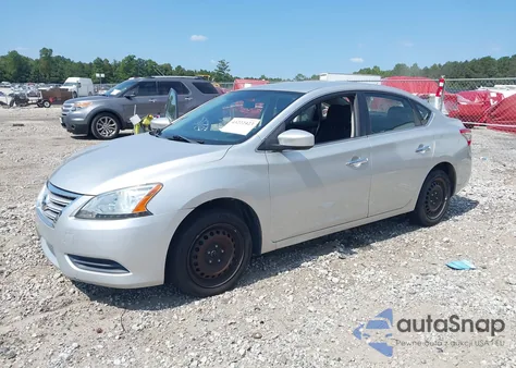 2015 Nissan Sentra S from USA, damaged, VIN 3N1AB7APXFY307633